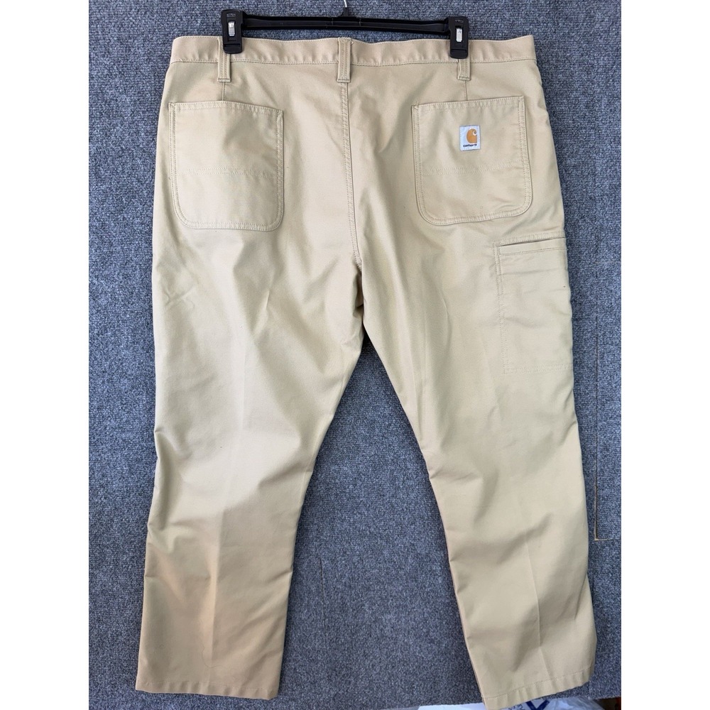 Carhartt 103109-253 Men's Rugged Flex‎ Canvas Pants 42x30 Khaki Tan Relaxed Fit